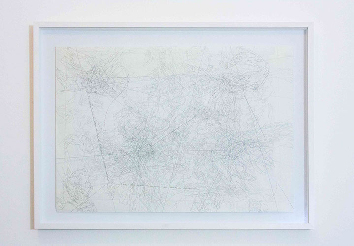 Measuring the Human Landscape #2, Michaela Putz 2016, drawing