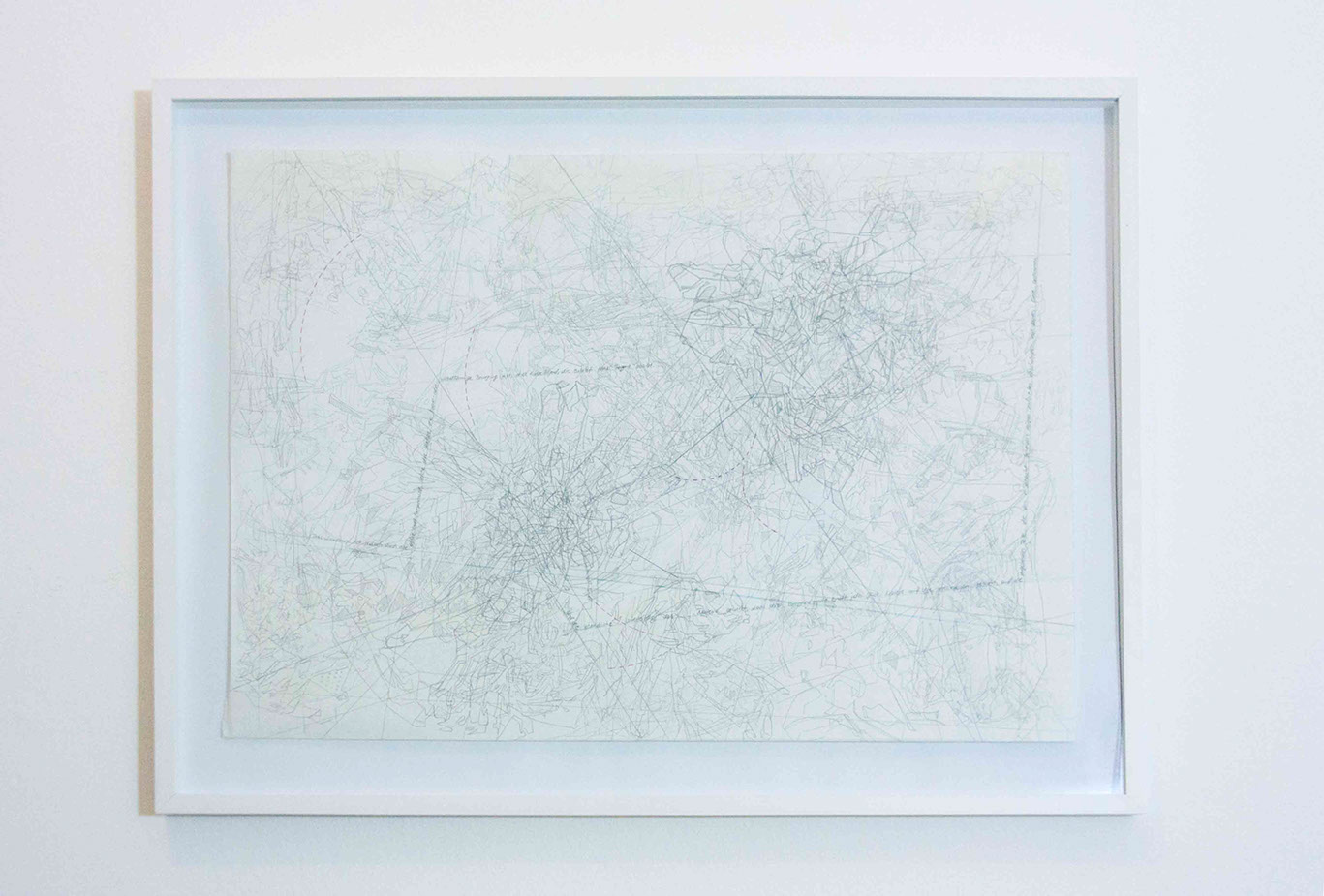 Measuring the Human Landscape #3, Michaela Putz 2016, drawing