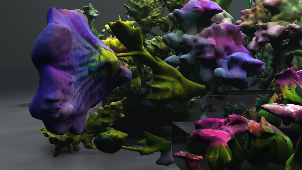 Videostill, Phantom of a Garden (c) Michaela Putz, Multinode Studio