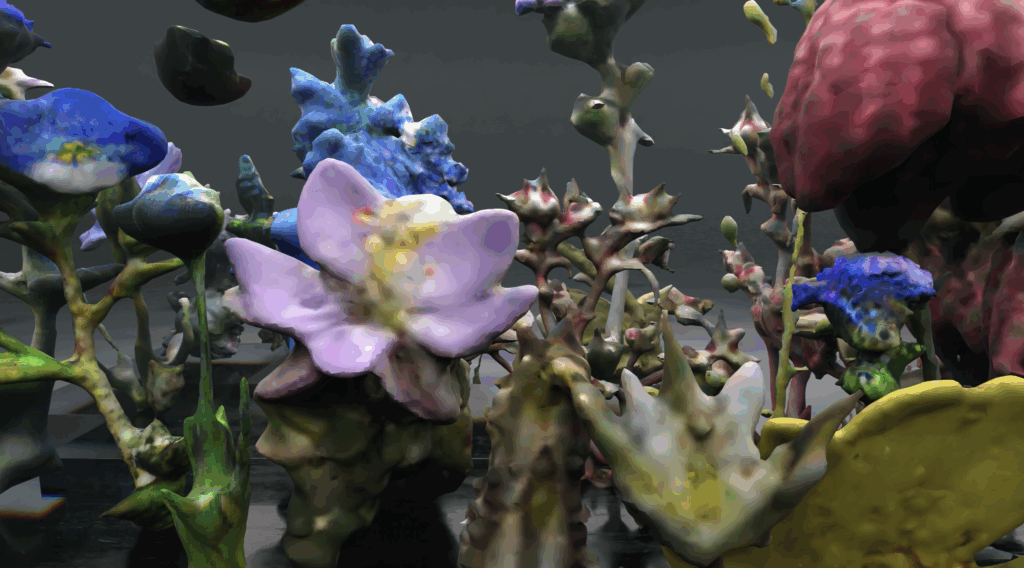 Videostill, Phantom of a Garden (c) Michaela Putz, Multinode Studio